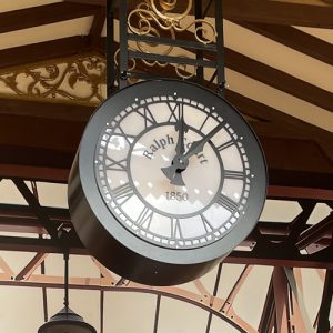 Double Sided clocks for railway stations and malls